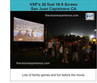 20ft HD Inflatable Movie Screen Front & Rear Projection  