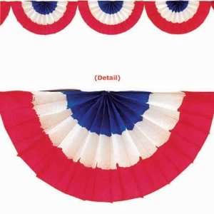  Patriotic Crepe Paper Bunting, 9ft Toys & Games