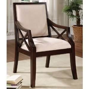    World Imports Contemporary Tan Accent Chair 1665 Furniture & Decor