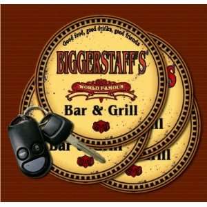  BIGGERSTAFFS Family Name Bar & Grill Coasters: Kitchen 