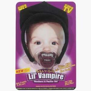 Billy Bob Little Vampire Headband & Pacifier Set