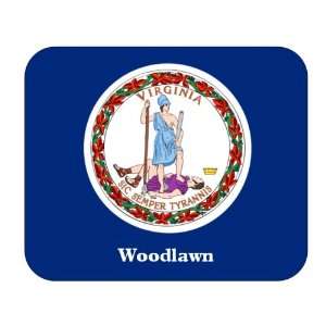  US State Flag   Woodlawn, Virginia (VA) Mouse Pad 