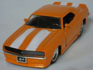 Jada Toys 1:32 Diecast 1969 Orange Chevy Camaro Concept  