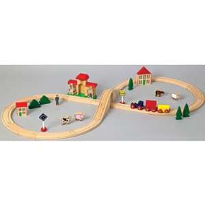  40 piece Wooden Train Set Toys & Games