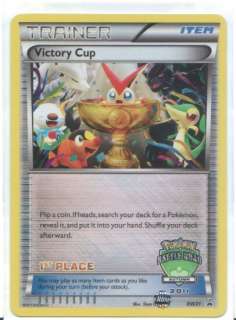 Rare/Holo Foil VICTORY CUP   1ST (First, Promo) Pokemon Card #BW31 
