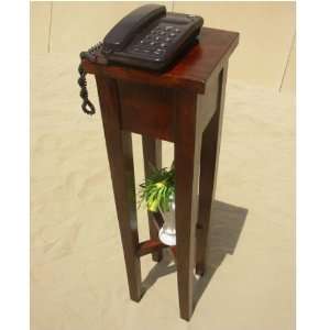  Solid Wood Telephone Display Stand Table Case Cabinet 