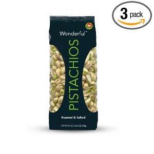 Wonderful Pistachios, 24 Ounce Bags (Pack of 3)  Grocery 