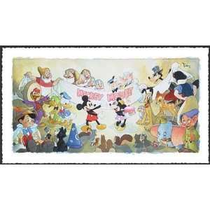   With A Mouse   Disney Fine Art Giclee by Toby Bluth