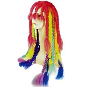  Rainbow Dreadlocks by Lacey Costume Wigs: Toys & Games