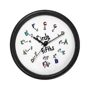  Circle of Fifths Funny Wall Clock by CafePress: Home 