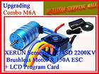XERUN Combo M6A XERUN Sensored 4274SD Motor & 150A ESC & LCD Card for 