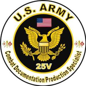   25V Combat Documentation   Production Specialist Decal Sticker 5.5