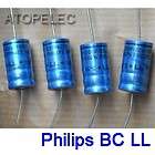 10pcs Philips BC LL KO 132 Axial Capacitor 22uF/100V