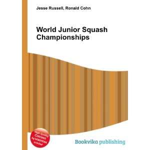 World Junior Squash Championships Ronald Cohn Jesse 