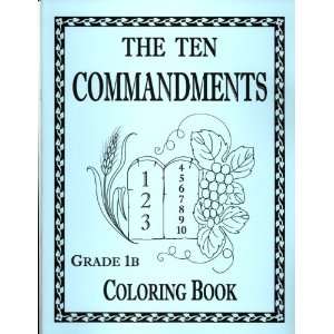  Ten Commandments Coloring Book Toys & Games