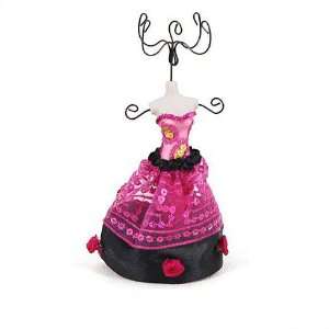  Doll Jewelry Stand Fashion Dress Hot Pink: Everything Else