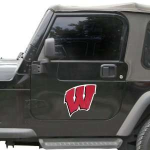  Wisconsin Badgers Team Logo Car Magnet: Sports & Outdoors