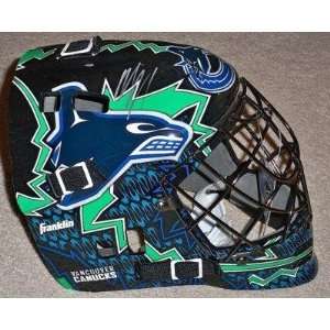 ROBERTO LUONGO Signed Vancouver Canucks FULL SIZE Goalie Mask 