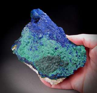 Azurite and Malachite, Sidi Ayed, Morocco  