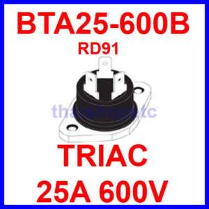 BTA25 600B BTA25 Triac 600V 25A SGS THOMSON (ST)  
