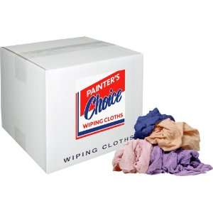  Large Box Color Knit Wiping Cloths, 8lbs Net Wt.
