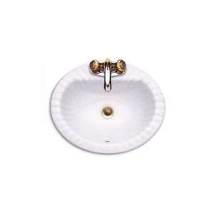  Porcher 10014 Acacia Self Rimming Bathroom Sink Finish 