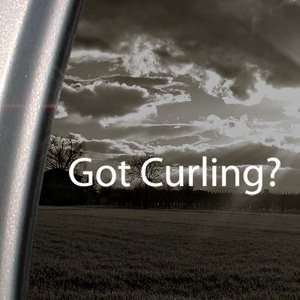  Got Curling? Decal Stone Winter Olympics Car Sticker Automotive