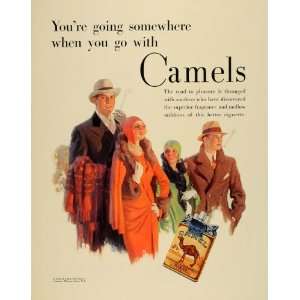  1930 Ad Camels Tobacco Cigarette Reynolds Winston Salem 