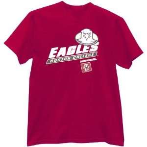   Boston College Eagles Maroon Extra Point T shirt