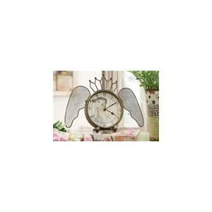    Kelly Rae Roberts Girl Image Iron Clock w/ Wings: Home & Kitchen