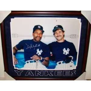  New Dave Winfield SIGNED Framed 16X20 YANKEES JSA Sports 