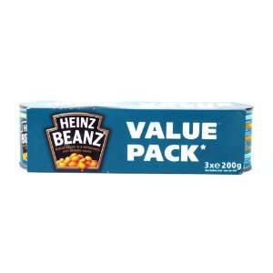 Heinz Baked Beans 3 Pack 600g  Grocery & Gourmet Food