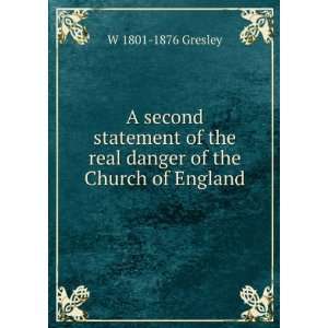 second statement of the real danger of the Church of England W 1801 
