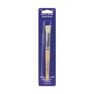  Plaid Natural Stencil Brush 1/2 Diameter 34048; 3 Items 