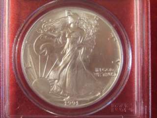 1991 Silver Amercian EAGLE WTC GROUND ZERO RECOVERY PCGS GEM  