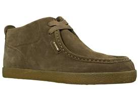   Mens Strider Suede Moccasin Style Sneakers Driftwood Brown MSRTS 2942