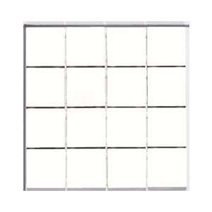  Tesoro Plain 12 x 12 White Mosaic Tile