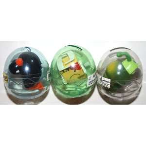 Wind Up Toys, Set of 3 with Plastic Egg Banks, Juice Box, Snail and 