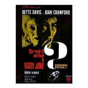  Whatever Happened to Baby Jane (1962) 27 x 40 Movie Poster 