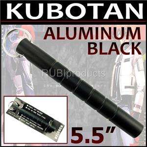 KUBOTAN Self Defense Stick Baton ALUMINUM BLACK with Key Chain 