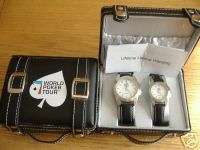World Poker Tour Official His/Hers Watch Set /Gift Case  