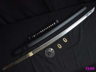 40.6HandMade Japanese Samuari Sword Katana Shingen Tsuba Sharp Blade 