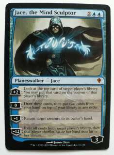 MTG Jace, the Mind Sculptor x1   Worldwake   Mythic   Planeswalker 