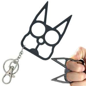  Kook Kat Self Defense Key Chain   Black 