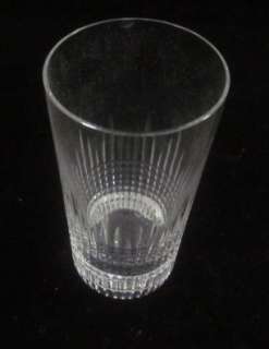 You are bidding on a BACCARAT Clear Line Quilted Pattern Juice Glass 