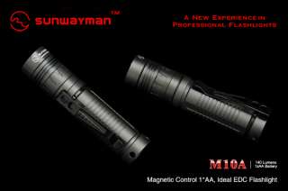 Sunwayman M10A Cree R5 LED Magnetic Control Flashlight  
