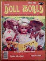 Lot of 5 NATIONAL DOLL WORLD Magazine Back Issues  