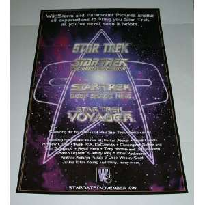  1999 Wildstorm Star Trek Promo Poster:The Next Generation 