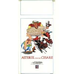 Asterix Versus Caesar Poster Italian 13x28 Roger Carel Pierre Tornade 