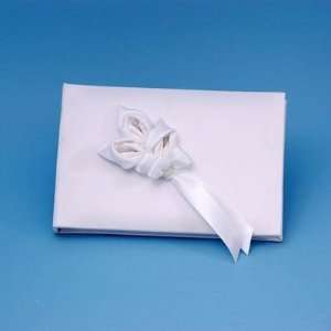 Satin Calla Lily Guest Book  White or Ivory:  Kitchen 